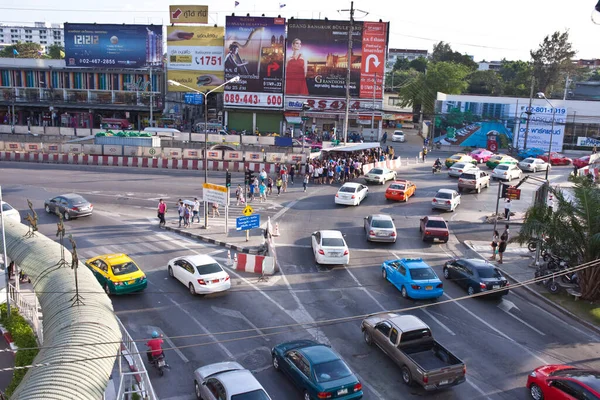 Bangkok Dec 2012 Daily Traffic Jam Afternoon Dec 2012 — Stock Photo, Image