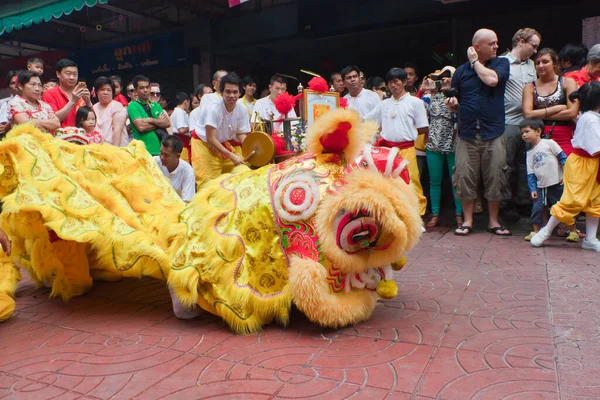 Bangkok Chinatown Thailand Fevereiro Tradições Ano Novo Chinês Celebrações Ano — Fotografia de Stock
