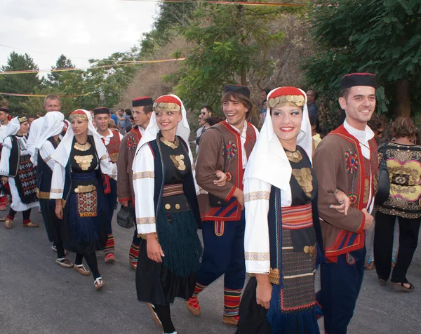 Groupe Folklorique Bosnia Lieu Voyage Sur Fond — Photo