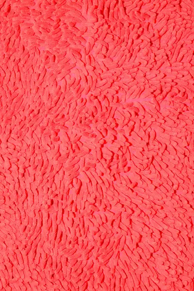 red microfiber bath mat