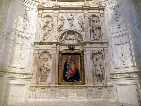 Siena Kilátás Katedrális Belsejére — Stock Fotó