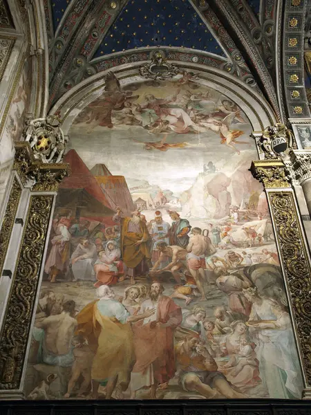 Siena Över Katedralens Inre — Stockfoto