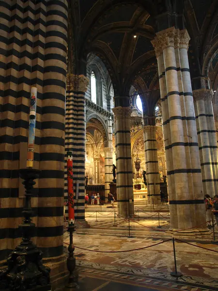 Siena View Interior Cathedral — Stock Photo, Image
