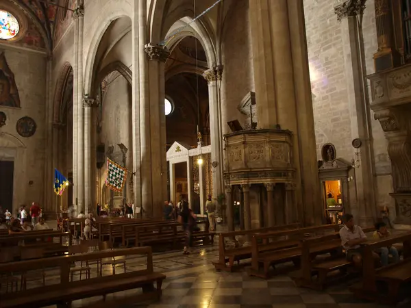 Arezzo Gotycka Katedra Donata — Zdjęcie stockowe