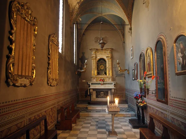Volterra Vista Para Interior Catedral — Fotografia de Stock