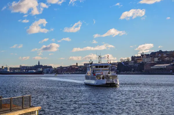 Ferry Stockholm Sunny Day — Stock Photo, Image