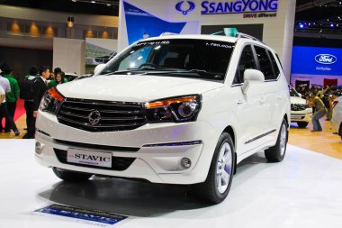 Ssangyong Stavic motor fuarında