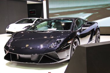 Güzel Lamborghini motor fuarında