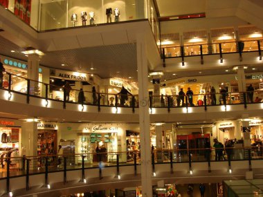 İskandinav yaşam tarzı - bir alışveriş merkezinin içi