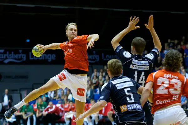 Aalborg Handball Played First League Match Being Detached Aab Company — Stock Photo, Image