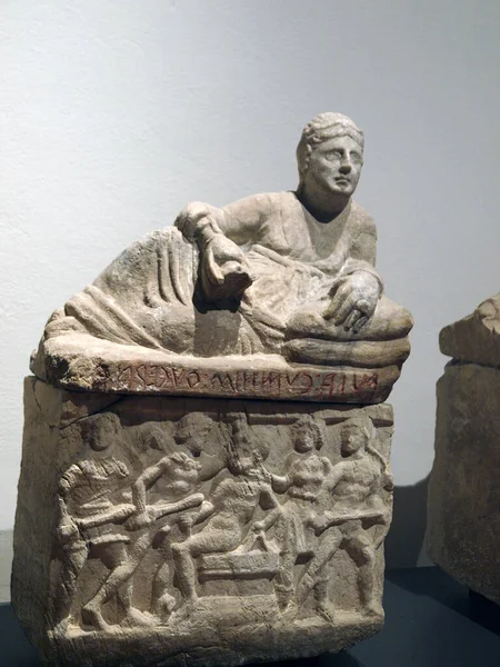 Arte Etrusco Antiguo Museo —  Fotos de Stock