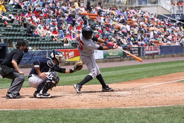 Indianapolis Indians Andy Marte Игра Бейсбол — стоковое фото