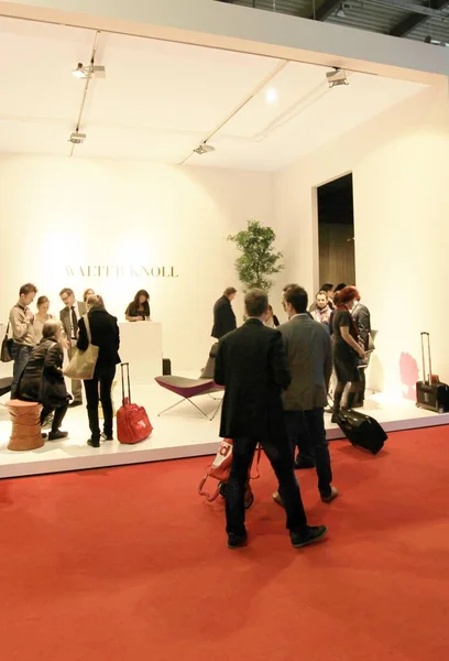 Salone Del Mobile Internationale Inrichting Accessoires Tentoonstelling — Stockfoto