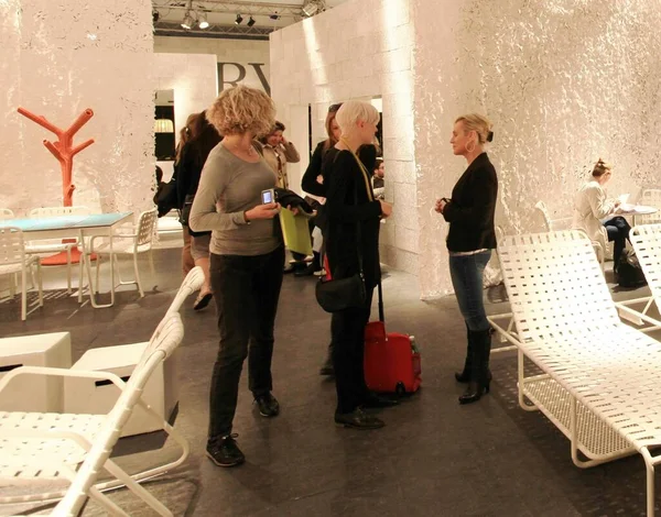Salone Del Mobile Международная Выставка Мебельных Аксессуаров — стоковое фото
