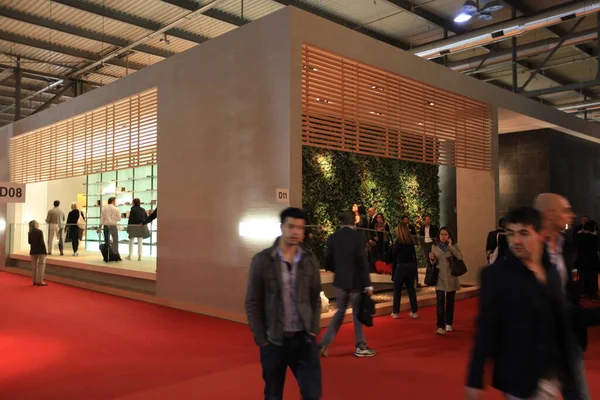 Salone Del Mobile Exposición Internacional Accesorios Decoración —  Fotos de Stock