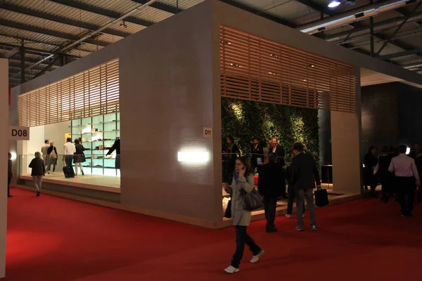 Salone Del Mobile Exposición Internacional Accesorios Decoración —  Fotos de Stock