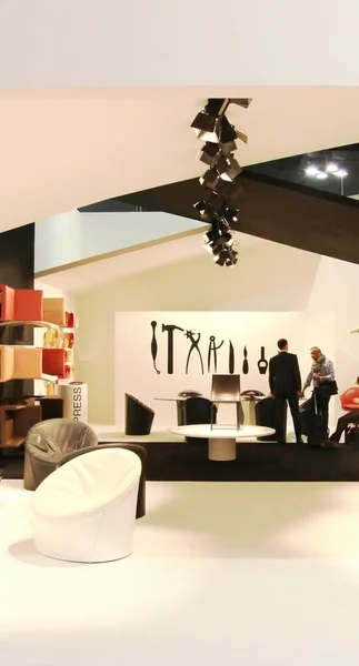 Salone Del Mobile Международная Выставка Мебельных Аксессуаров — стоковое фото