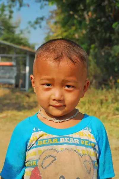 Portrait Rural Small Boy — Stock Photo, Image