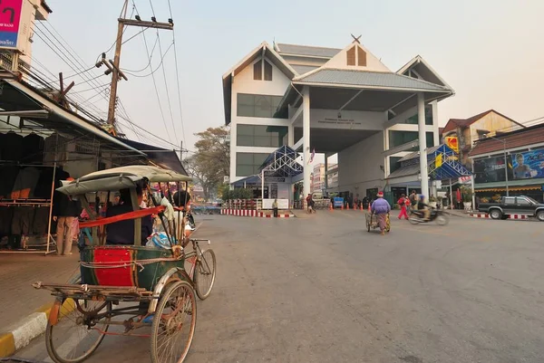 Rickshaw Mudando Para Alfândega — Fotografia de Stock