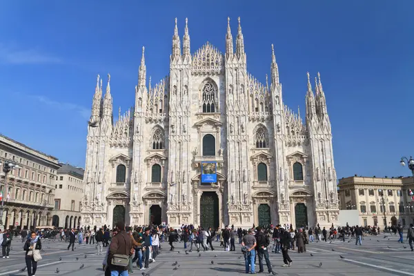 Milan Cathedral Building Gothic Architecture — Stock Photo, Image