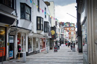 Maidstone, İngiltere 'de cadde manzarası