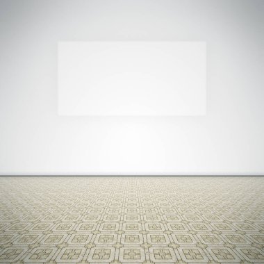Döşemeli boş oda