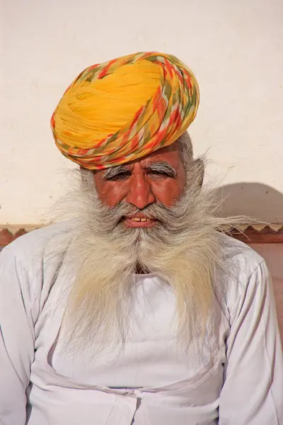 Портрет Старого Индийца — стоковое фото