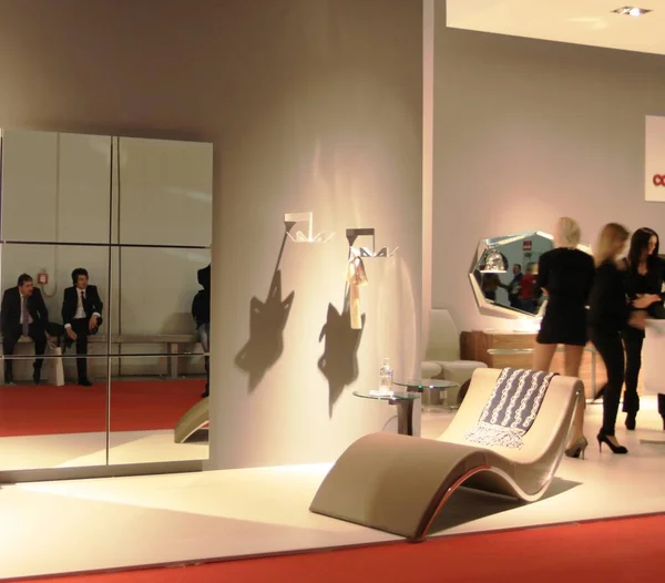 Salone Del Mobile 2011 Международная Выставка Мебельных Аксессуаров — стоковое фото