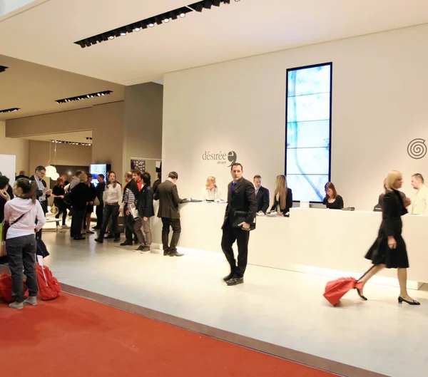 Salone Del Mobile 2011 Międzynarodowy Pokaz Akcesoriów Meblowych — Zdjęcie stockowe