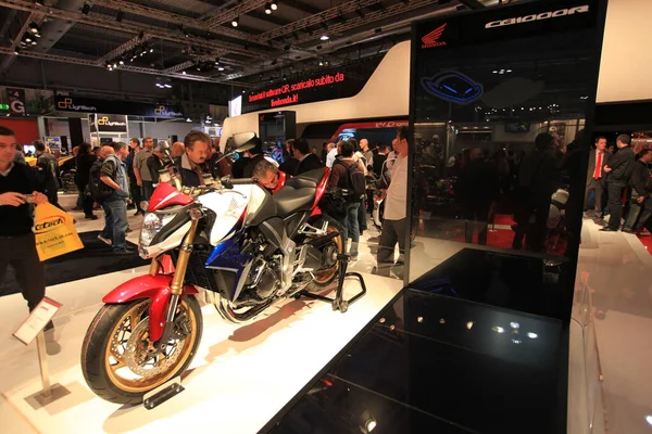 Eicma Международная Выставка Мотоциклов — стоковое фото