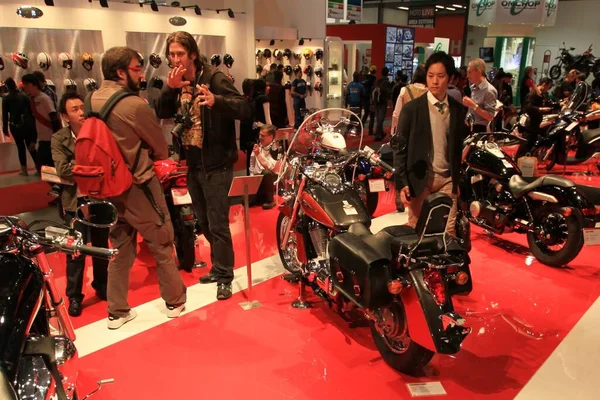 Eicma Международная Выставка Мотоциклов — стоковое фото