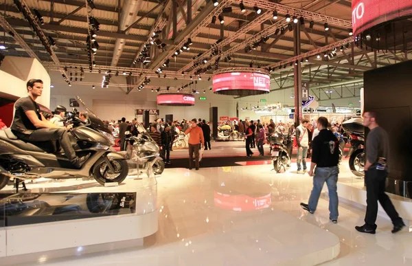 Eicma Exposição Internacional Motos — Fotografia de Stock