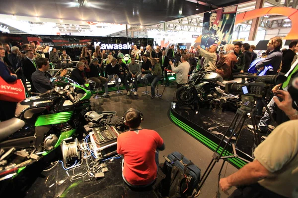 Eicma Międzynarodowe Targi Motocykli — Zdjęcie stockowe