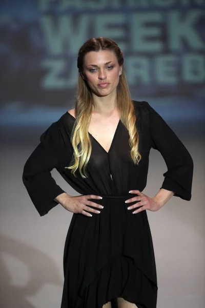 Bühnenbild Der Zagreber Modewoche — Stockfoto