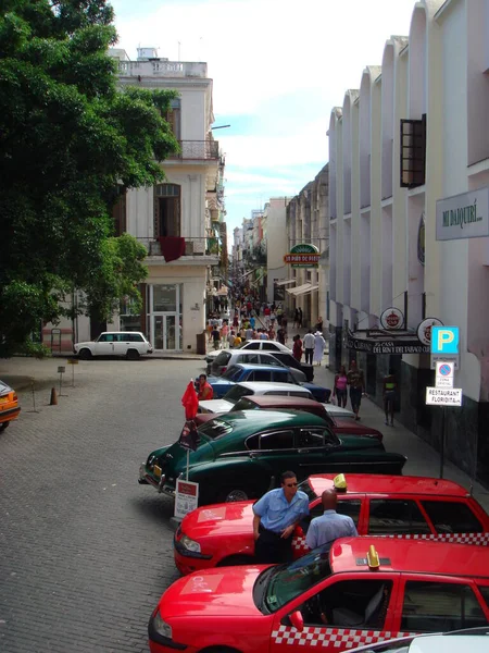 Vecchia Strada Della Città Habana Cuba — Foto Stock