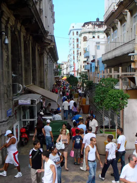 Oude Stad Straat Ciudad Habana Cuba — Stockfoto