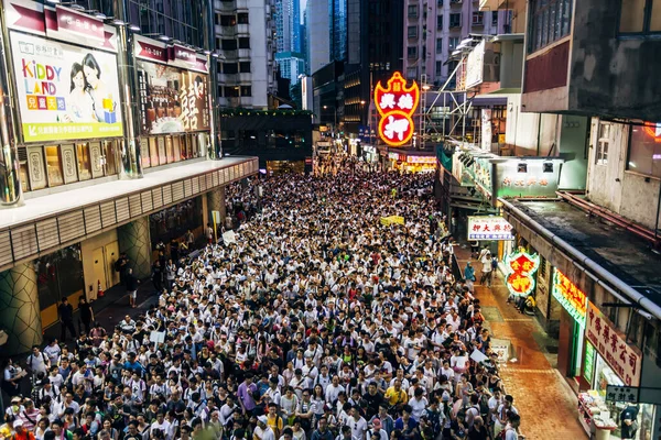 Hong Kong Juli Hong Kong Mensen Zoeken Meer Democratie Zoals — Stockfoto