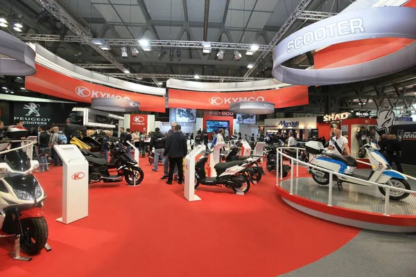 Eicma 2011 Exposição Internacional Motos — Fotografia de Stock