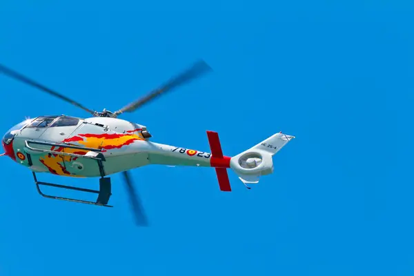 Cadiz Spanien Sep Helikopter Från Patrulla Aspa Deltar Ett Test — Stockfoto