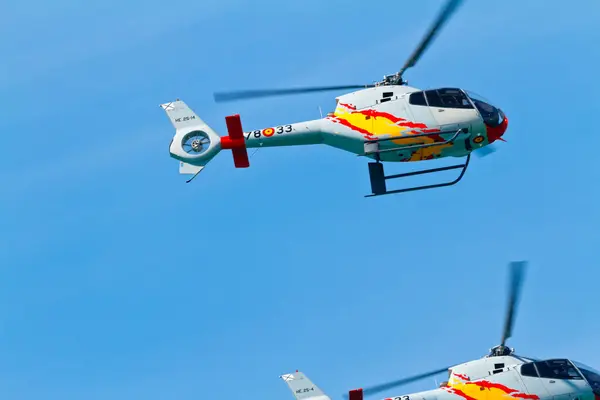 Cadiz Spanien Sep Helikopter Från Patrulla Aspa Deltar Ett Test — Stockfoto