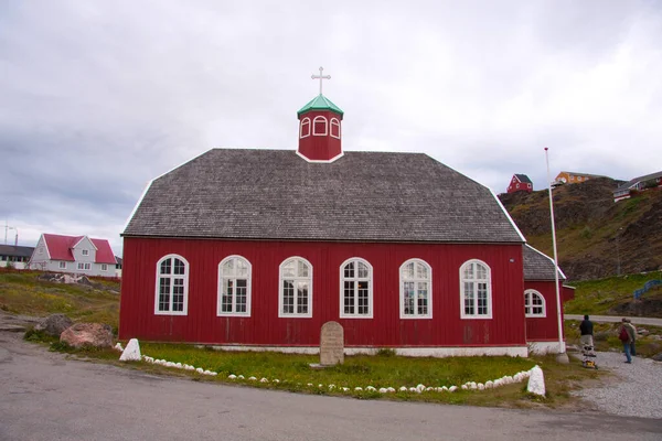 Starý Dřevěný Kostel Islandu — Stock fotografie