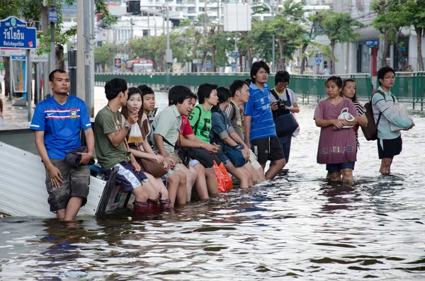 Flood Bangkok Thailand — Stock Photo, Image