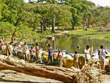 Awash fishermen in Ethiopia, Africa