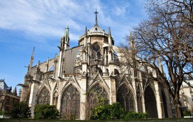 Paris, Fransa 'daki Notre dame Katedrali