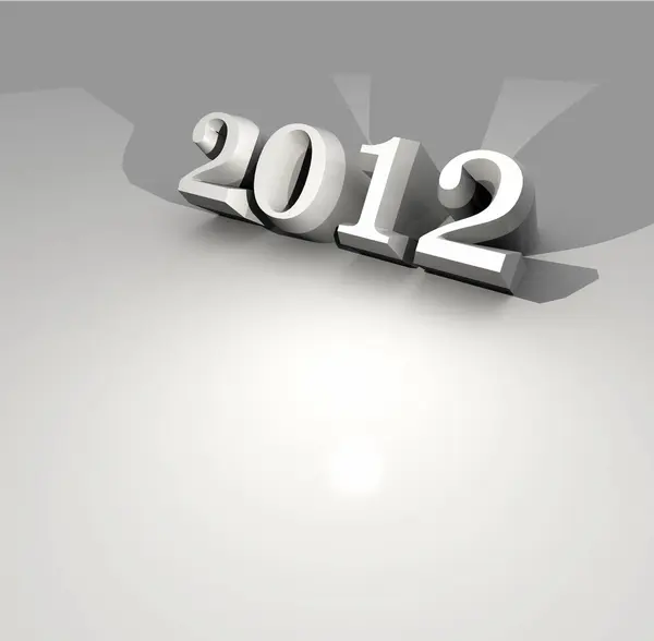 Año Nuevo 2012 Imagen Colorida — Foto de Stock