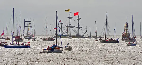 Tall Ships Races Departure — Stock Photo, Image