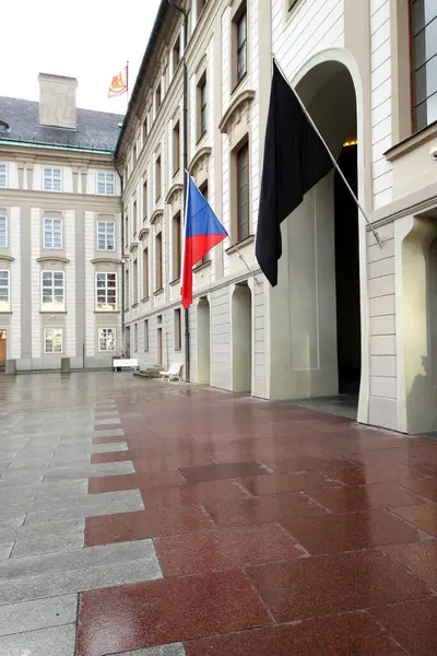 Czech Cumhuriyeti Bayrağı Bayrağı — Stok fotoğraf