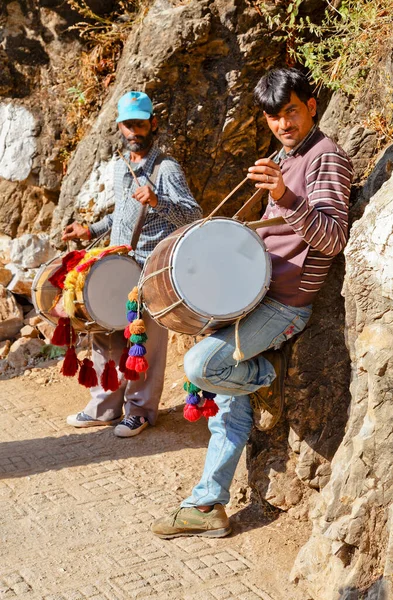 Sokak Müzisyenleri Shiva Kodi Çalıyor — Stok fotoğraf