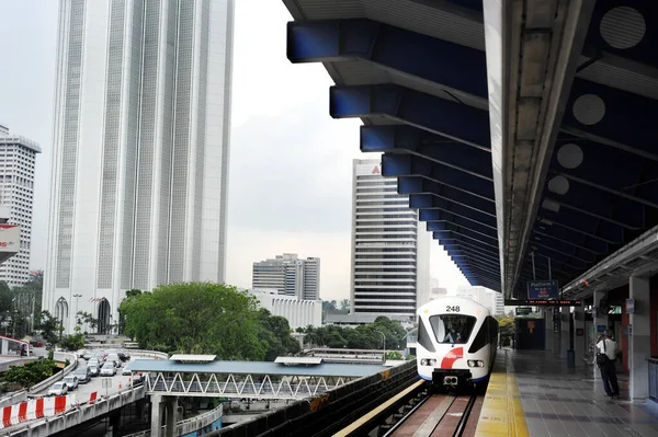 Kuala Lumpur Tunnelbana Resa Genom Asien Koncept — Stockfoto