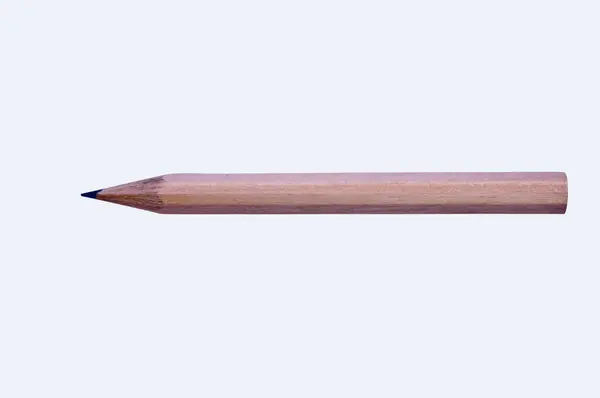 Beige Pencil White Background — Stock Photo, Image